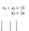 Write the augmented matrix for the system. -  A)    B)    C)    D)   