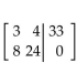 Write the augmented matrix for the system. -  A)    B)    C)    D)   