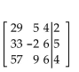 Write the augmented matrix for the system. -  A)    B)    C)    D)   