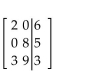 Write the augmented matrix for the system. -  A)    B)    C)    D)   