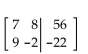 Write the augmented matrix for the system. -  A)    B)    C)    D)   