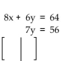 Write the augmented matrix for the system. -  A)    B)    C)    D)   