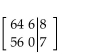 Write the augmented matrix for the system. -  A)    B)    C)    D)   