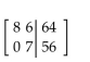 Write the augmented matrix for the system. -  A)    B)    C)    D)   