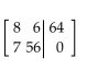Write the augmented matrix for the system. -  A)    B)    C)    D)   