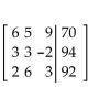 Write the augmented matrix for the system. -  A)    B)    C)    D)   