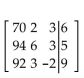 Write the augmented matrix for the system. -  A)    B)    C)    D)   