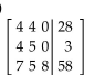 Write the augmented matrix for the system. -  A)    B)    C)    D)   
