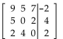 Write a system of equations associated with the augmented matrix. Do not try to solve. -  A)    B)    C)    D)   