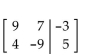Perform the indicated row operation on the given augmented matrix. -  A)    B)    C)    D)   