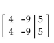 Perform the indicated row operation on the given augmented matrix. -  A)    B)    C)    D)   