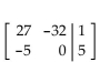 Perform the indicated row operation on the given augmented matrix. -  A)    B)    C)    D)   