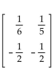 For the given matrix A, find -A. -  A)    B)    C)    D)   