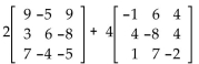 Perform the indicated operation, if possible. -  A)    B)    C)    D)   