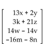 Perform the indicated operation, if possible. -  A)    B)    C)    D)   