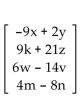Perform the indicated operation, if possible. -  A)    B)    C)    D)   