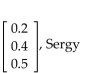 Solve the problem. -At a track meet, Russell ran the first heat of the 100-yd dash in 15.5 sec, Sergy in 15.8 sec, and Omar in 16.2 sec. In the second heat, they got 15.3 sec, 15.4 sec, and 15.7 sec. Write a 3 x 1 matrix giving the changes in times. If The changes repeat, who will win? A)    B)    C)    D)   
