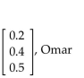 Solve the problem. -At a track meet, Russell ran the first heat of the 100-yd dash in 15.5 sec, Sergy in 15.8 sec, and Omar in 16.2 sec. In the second heat, they got 15.3 sec, 15.4 sec, and 15.7 sec. Write a 3 x 1 matrix giving the changes in times. If The changes repeat, who will win? A)    B)    C)    D)   