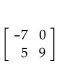 Given matrices A and B, find the indicated matrix if possible. -  Find AB. A)  AB is not defined. B)    C)    D)   