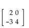 Given matrices A and B, find the indicated matrix if possible. -  Find AB. A)    B)    C)    D)   