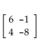 Given matrices A and B, find the indicated matrix if possible. -  Find AB. A)    B)    C)    D)   