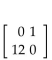 Given matrices A and B, find the indicated matrix if possible. -  Find AB. A)    B)    C)    D)   