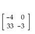 Given matrices A and B, find the indicated matrix if possible. -  Find AB. A)    B)    C)    D)   