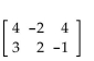 Given matrices A and B, find the indicated matrix if possible. -  Find AB. A)  AB is not defined. B)    C)    D)   