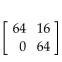 Find the indicated power of the matrix A. -  A)    B)    C)    D)   
