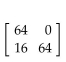 Find the indicated power of the matrix A. -  A)    B)    C)    D)   