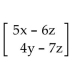 Find the product if possible. -  A)    B)    C)    D)   