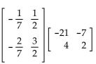 Find the product if possible. -  A)    B)    C)    D)   