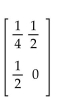 Find the inverse of the matrix, if possible. -  A)    B)  No inverse C)    D)   