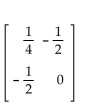 Find the inverse of the matrix, if possible. -  A)    B)  No inverse C)    D)   