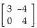 Find the inverse of the matrix, if possible. -  A)    B)    C)    D)  No inverse