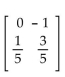 Find the inverse of the matrix, if possible. -  A)    B)    C)    D)   