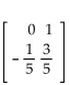 Find the inverse of the matrix, if possible. -  A)    B)    C)    D)   