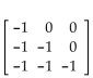 Find the inverse of the matrix, if possible. -  A)    B)    C)    D)   