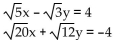 Use Cramer's rule to solve the system. -  A)    B)    C)    D)   