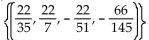 Use Cramer's rule to solve the system. -x + 2y - 3z + w = 7 3x + 4y - z + 2w = 4 -2x + y + z - w = -3 X - y + 2z - 2w = 1 A)    B)    C)    D)   