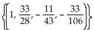 Use Cramer's rule to solve the system. -x + 2y - 3z + w = 7 3x + 4y - z + 2w = 4 -2x + y + z - w = -3 X - y + 2z - 2w = 1 A)    B)    C)    D)   