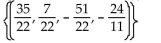 Use Cramer's rule to solve the system. -x + 2y - 3z + w = 7 3x + 4y - z + 2w = 4 -2x + y + z - w = -3 X - y + 2z - 2w = 1 A)    B)    C)    D)   