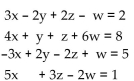 Use Cramer's rule to solve the system. -  A)    B)  Can't use Cramer's rule, D = 0 C)    D)   