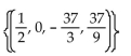 Use Cramer's rule to solve the system. -  A)    B)  Can't use Cramer's rule, D = 0 C)    D)   