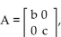 Provide an appropriate response. -Let   where b and c are nonzero constants. Find A-1. A)    B)    C)    D)   