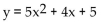 Use a system of equations to find the parabola of the form y =   + bx + c that goes through the three given points. -(4, 101) , (2, 33) , (3, 62)  A)    B)    C)    D)   