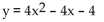 Use a system of equations to find the parabola of the form y =   + bx + c that goes through the three given points. -(-2, -12) , (-5, -84) , (-3, -28)  A)    B)    C)    D)   