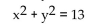 Determine whether the given point is in the solution set to the given system. -(-2, -3)  x - 5y = 13   A)  No B)  Yes