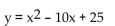 Solve the system. -  x + y = 7 A)  {(-3, 10) , (6, 13) } B)  {(3, 4) , (6, 1) } C)  {(3, 10) , (6, 1) } D)  {(5, 2) }
