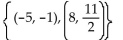 Solve the system. -    A)    B)    C)    D)   